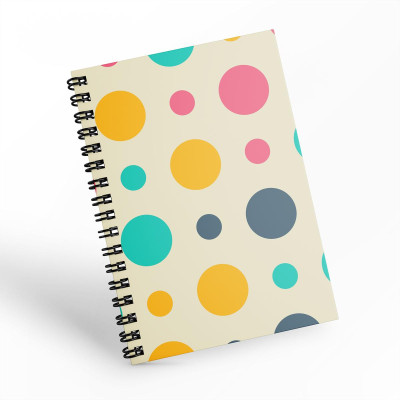 Sổ Lò Xo Bìa Cứng Retro B6 - Kẻ Ngang - 160 Trang 80gsm - The Sun 01