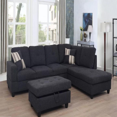 Ghế sofa góc phòng khách mới nhất Juno Sofa HHP-SFG04-V4