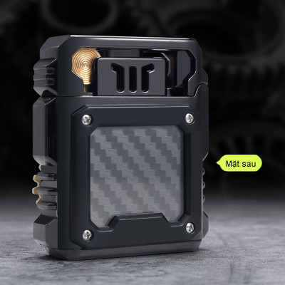 Vỏ Hột Quẹt Bật Lửa Xăng Đá Chief CF-315 Thiết Kế 2 Đầu Tim/Bấc Động Cơ Lộ Thiên Cực Đẹp - Nhiều Màu