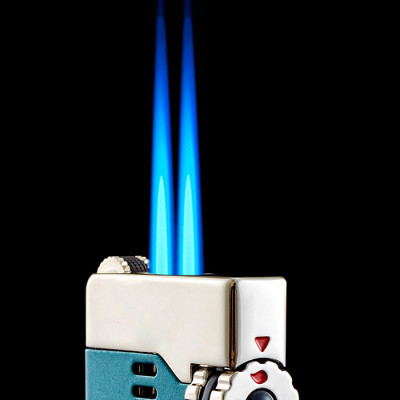 Vỏ Hột Quẹt Bật Lửa Gas Jobon ZB-999 Khò 2 Tia Mạnh Mẽ - Giao Màu Ngẫu Nhiên