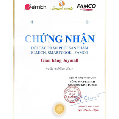 Bộ 6 dĩa tráng miệng Elmich EL0002D128, Hàng chính hãng, thép không gỉ 304 cao cấp - JoyMall
