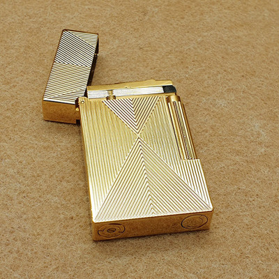 Vỏ Hột Quẹt Bật Lửa Upon Gas Đá D160V Họa Tiết Kẻ Hình Khối Đẹp Độc Lạ - Dùng Gas Đá Cao Cấp