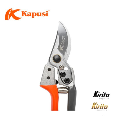 Kéo tỉa cây kiểng cắt cành hãng Kapusi Nhật Bản cao cấp 8 icnh (20cm), thép SK5 k8652