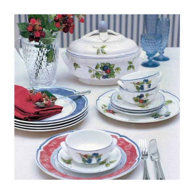Bộ Bát Súp Kèm Đĩa Villeroy & Boch Cottage 10-1115-2500 (1250+2510) Hàng chính hãng