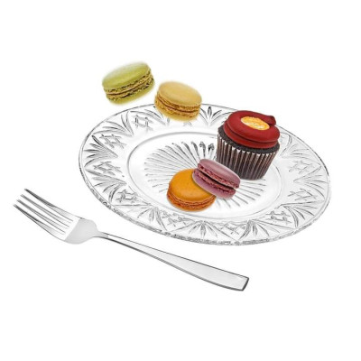 Set 6 đĩa pha lê Godinger Dublin Dinner Plate