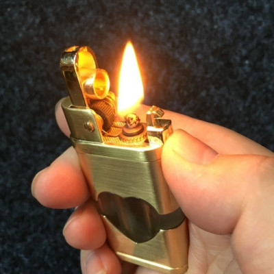 Vỏ Hột Quẹt Bật Lửa Xăng Bấc Đá Lộ Thiên Hiển Thị Dung Lượng Nhiên Liệu Đẹp Độc Lạ Tiện Dụng Yubang SF-02