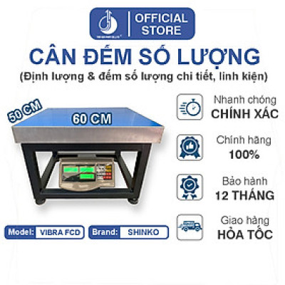 Cân Đếm Số Lượng Vibra FCD - Mặt Bàn Cân 500X600MM