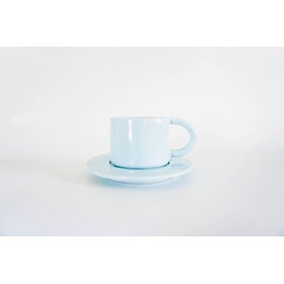 Bộ Ly Cà-Phê Morning 03 + Dĩa Lót - Màu Pastel