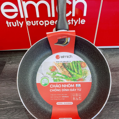 Elmich Chảo nhôm chống dính đáy từ EL 2028MN size 28cm
