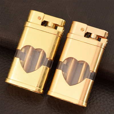 Vỏ Hột Quẹt Bật Lửa Xăng Bấc Đá Lộ Thiên Hiển Thị Dung Lượng Nhiên Liệu Đẹp Độc Lạ Tiện Dụng Yubang SF-02