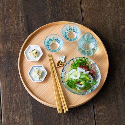 Tô thủy tinh Aderia - Hanatsuzuri - 13.4cm