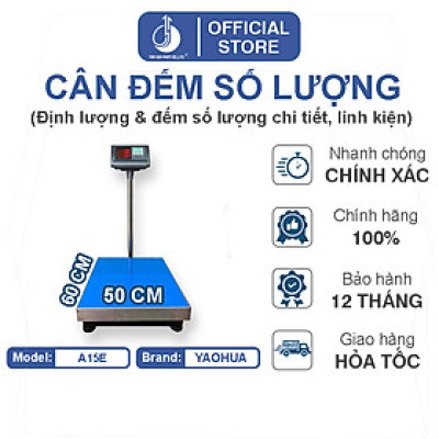 Cân Đếm Số Lượng A15E - Mặt Bàn Cân 500X600MM