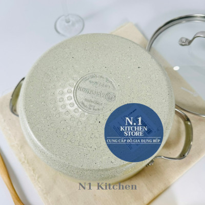 Nồi chống dính Korkmaz Granita- Thổ Nhỹ Kì - Hàng Chính Hãng 