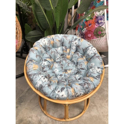 papasan đơn mây nhựa và mây thật