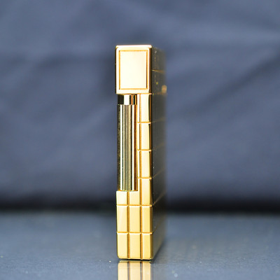 Vỏ Hột Quẹt Bật Lửa Gas Đá Upon D51V Thiết Kế Họa Tiết Hình Chữ Nhật Mini Độc Đáo - Dùng Gas Đá Cao Cấp