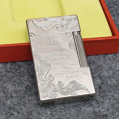 Vỏ Hột Quẹt Bật Lửa Upon Màu Vàng Hoa D22T Văn Dùng Gas Dòng 2 Lỗ Tiếng Kêu Hay Cầm Chắc Tay - Dùng Gas Đá Cao Cấp