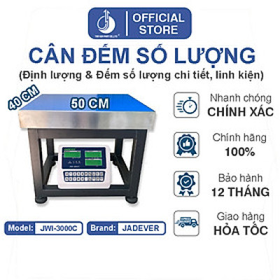 Cân Đếm Số Lượng JWI-3000C - Mặt Bàn Cân 400x500MM