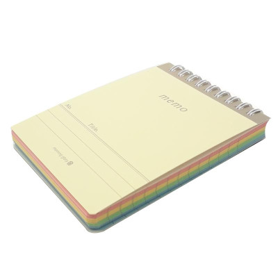 Sổ Ghi Chú Pastel Rainbow Lò Xo Trên - Morning Glory 83052