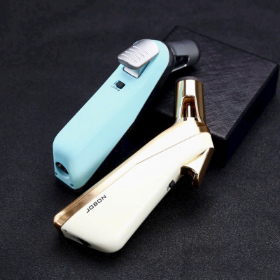 Vỏ hộp quẹt bật lửa khò để bàn 1 tia ZB-8002, có chốt khóa ga an toàn