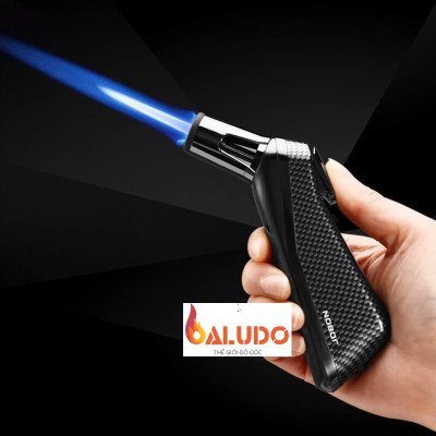 Vỏ hộp quẹt bật lửa khò để bàn 1 tia ZB-8002, có chốt khóa ga an toàn