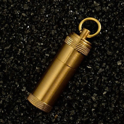 Vỏ Hột Quẹt Bật Lửa Xăng Đá Kiêm Móc Khóa Dolphin HY-632 Thiết Kế Độc Lạ Nhỏ Gọn - Dùng Xăng Bấc Đá Cao Cấp