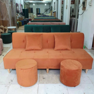 Hàng HOT GIÁ SỈ ghế sofa ( kèm 2 đôn 2 gối ) mã Q1 (ib shop chọn màu nha️)