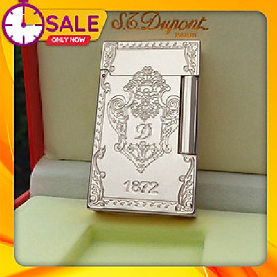 Vỏ Hột Quẹt Bật Lửa Upon Gas Đá D198T Họa Tiết Hoa Văn Hoàng Gia Đẹp Độc Lạ - Dùng Gas Đá Cao Cấp