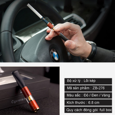 Tẩu lọc thuốc bằng gỗ cao cấp ZB-267 (Giao Màu Ngẫu Nhiên)