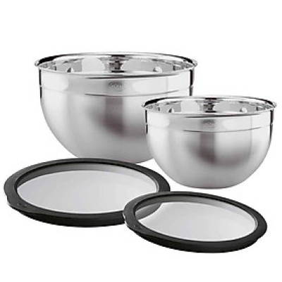  Bộ 2 Bát Tô Có Nắp Kính Rösle 13390 20-24cm