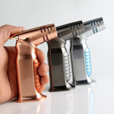 Vỏ Hộp Quẹt Bật Lửa Khò 4 Tia Jobon ZB-393, Có Chế Độ Rảnh Tay Tiện Lợi - Dùng Gas Cao Cấp ( Nhiều Màu)