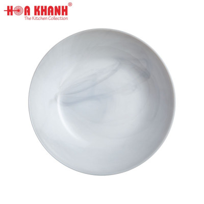 Đĩa sâu thủy tinh Luminarc Diwali Granit Marble 20cm kháng vỡ, chịu nhiệt - Bộ 3 cái - P9835