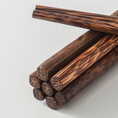 Bộ 10 đôi đũa dừa đá Thăng Long PHUSANG được làm từ gỗ tự nhiên không chất bảo quản dùng trong nhà hàng khách sạn và bàn ăn