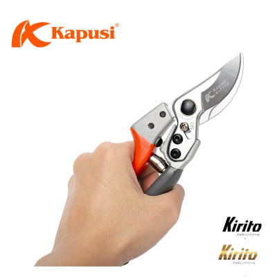 Kéo tỉa cây kiểng cắt cành hãng Kapusi Nhật Bản cao cấp 8 icnh (20cm), thép SK5 k8652