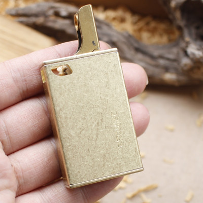 Vỏ Hột Quẹt Bật Lửa Xăng Đá Promise BN115 Thiết Kế Đẹp Độc Lạ - Dùng Xăng Bấc Đá Cao Cấp