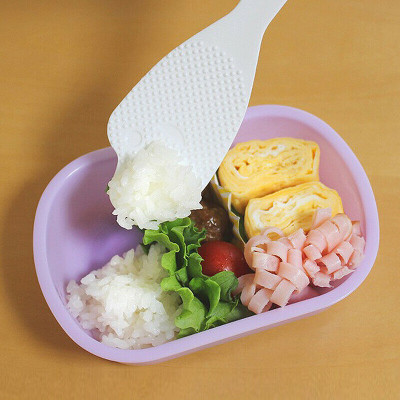 Set 02 chiếc muôi xới cơm OYAKO hình mặt cười, sản xuất tại Kokubo-nội địa Nhật Bản