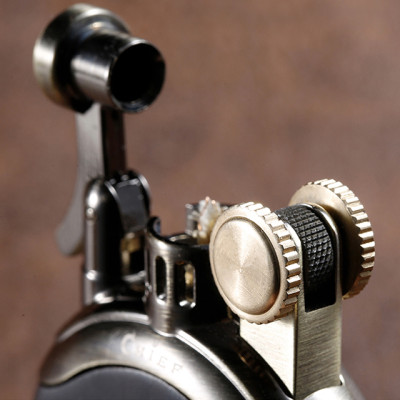 Vỏ Hột Quẹt Bật Lửa Xăng Đá Chief CF-213 Thiết Kế Độc Lạ Nhiều Màu - Dùng Xăng Bấc Đá Cao Cấp