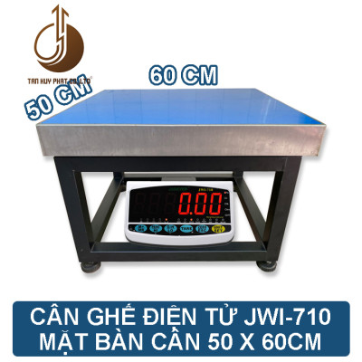 Cân Ghế Điện Tử JWI-710 - Mặt Bàn Cân 500x600MM