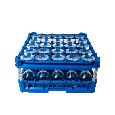  Rổ rửa ly bằng nhựa 25 ô 2 tầng (H120-240) - 500*500*240mm - 30015521 Winterhalter - Hàng chính hãng