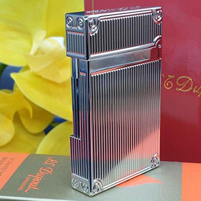 Vỏ Hột Quẹt Bật Lửa Upon Gas Đá D145T Họa Tiết Kẻ Dọc In Logo Đẹp Độc Lạ - Dùng Gas Đá Cao Cấp