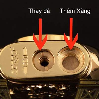 Vỏ Hột Quẹt Bật Lửa Xăng Đá Zorro Z620-106 Họa Tiết Vòng Xoay Roulette Kỳ Lân Cực Đẹp