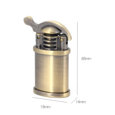 Vỏ Hột Quẹt Bật Lửa Xăng Đá Dolphin HY702 Thiết Kế Độc Lạ Nhỏ Gọn - Dùng Xăng Bấc Đá Cao Cấp