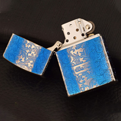 Vỏ Hột Quẹt Bật Lửa Hộp Quẹt Xăng Đá Zorro Z92021 Họa Tiết Hoa Văn Màu Sắc Nổi Bật - Dùng Xăng Bấc Đá Cao Cấp