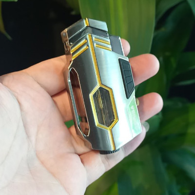 Vỏ Hột Quẹt Bật Lửa Gas  COB-160 Khò 2 Tia Mạnh Mẽ Nhìn Rõ Lượng Gas - Nhiều Màu