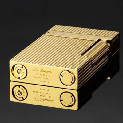 Vỏ Hột Quẹt Bật Lửa Upon D27V Họa Tiêt Kẻ Sọc Vàng, Sang Trọng Và Lịch Lãm - Dùng Ga Đá Cao Cấp