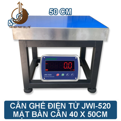 Cân Ghế Điện Tử JWI-520 - Mặt Bàn Cân 400x500MM 