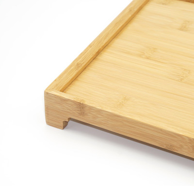 Khay trà bằng gỗ Tre kiểu Nhật (Hàng VN), 40x25x4cm