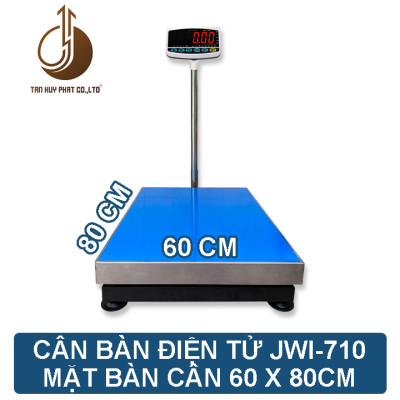 Cân Bàn Điện Tử JWI-710 - Mặt Bàn Cân 600x800MM