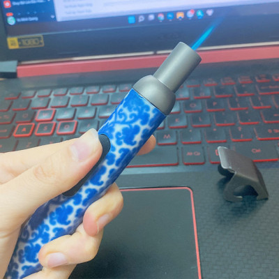 Vỏ Hột Quẹt Bật Lửa khò Mỏ Hàn 1 tia Để Bàn Qihao QF-372 đẹp độc lạ - dùng gas cao cấp ( giao màu ngẫu nhiên )