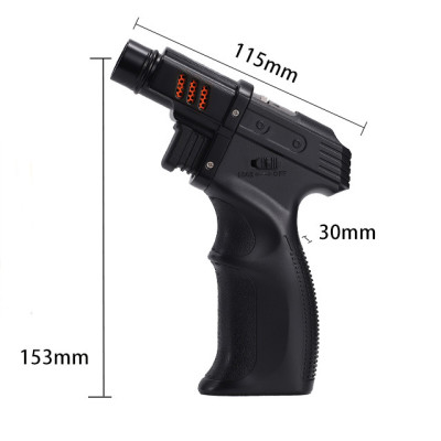 Vỏ Hột Quẹt Bật Lửa khò 1 tia cực mạnh Lubinski YJA10004 thiết kế đẹp độc lạ - dùng gas cao cấp ( giao màu ngẫu nhiên )