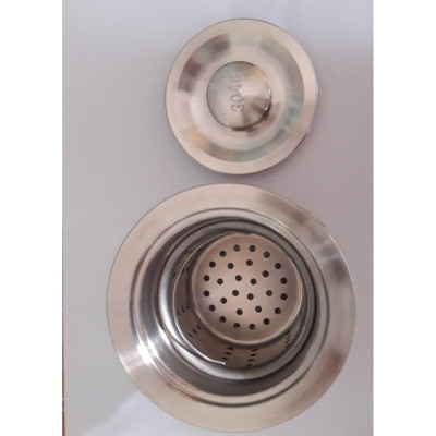 LỌC RÁC CHẬU RỬA CHÉN PHI 110 INOX 304 CHỐNG RỈ (ĐÃ CÓ NẮP ĐẠY)